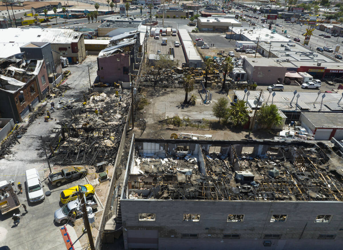 Members of the Bureau of Alcohol, Tobacco, Firearms and Explosives (ATF), Las Vegas fire and No ...