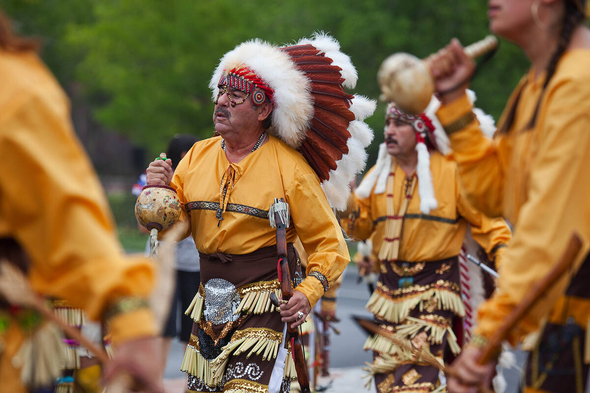 Danza Del Carrizo Native American performing group will be in the Summerlin Fourth of July para ...