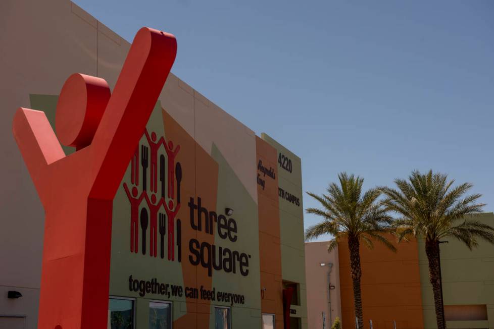 Three Square, the food bank serving Southern Nevada, on Tuesday, May 31, 2022, in Las Vegas. (S ...