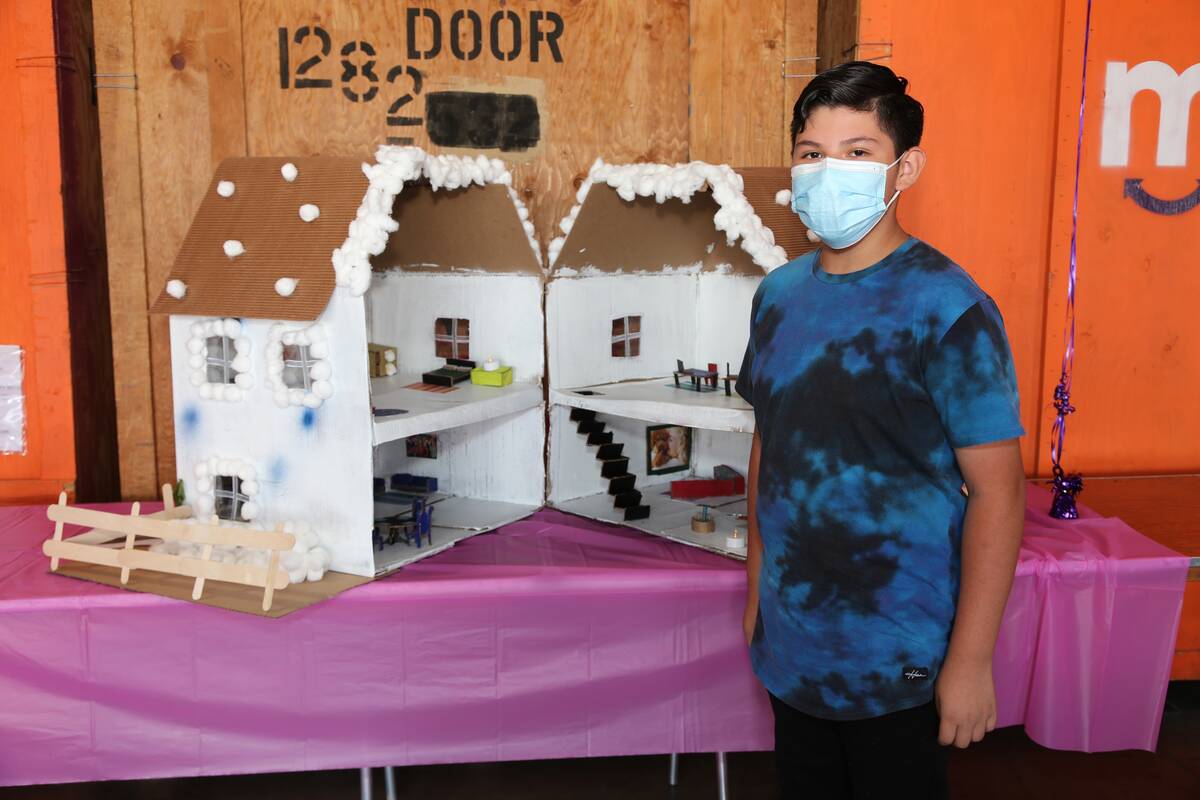 Move 4 Less Dream House contest winner Diego Morales Garcia, 11, loves the sky and clouds and ...