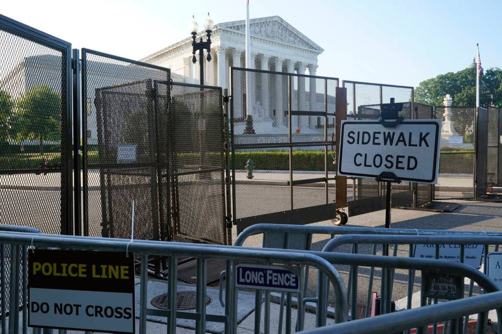 The Supreme Court, Friday, June 24, 2022, in Washington. (AP Photo/Steve Helber)