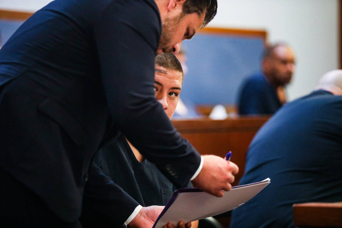 Ruben Robles appears in court for the alleged shooting and killing of a man at the Fremont Stre ...