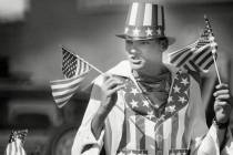 This July 4, 1981, file photo shows Boy Scout troop 263 celebrating Fourth of July in Boulder C ...