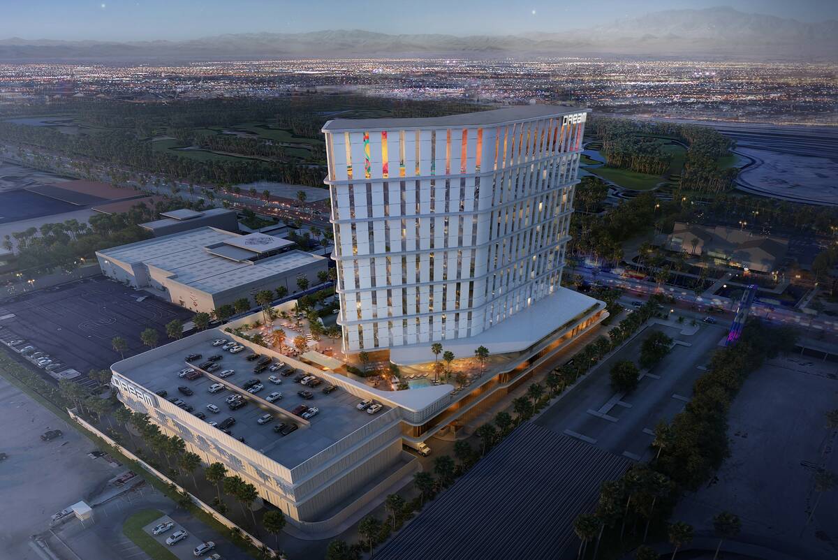 An artist's rendering of Dream Las Vegas, a hotel-casino slated to be built on Las Vegas Boulev ...