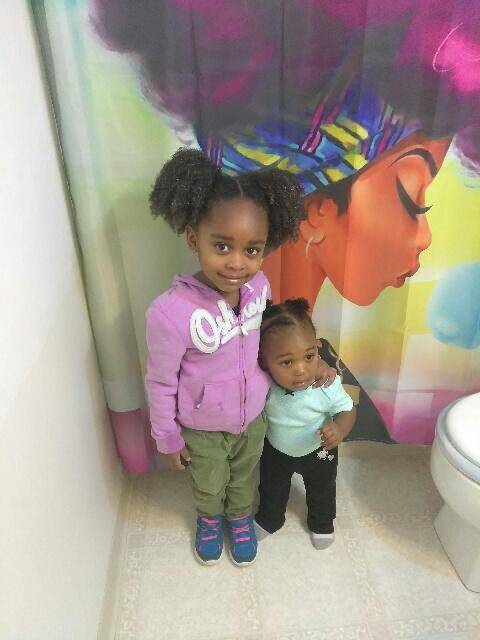 Janiyah Russell, left, and her sister, Namiyah Russell. (Tirzah Russell)
