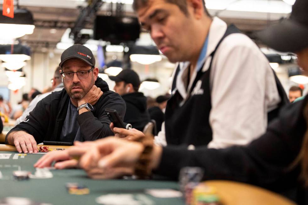 Eric Goldstein plays during the World Series of Poker tournament at Bally's Las Vegas in Las Ve ...