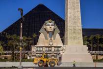 The Luxor along the Las Vegas Strip in Las Vegas. (L.E. Baskow/Las Vegas Review-Journal) @Left_ ...