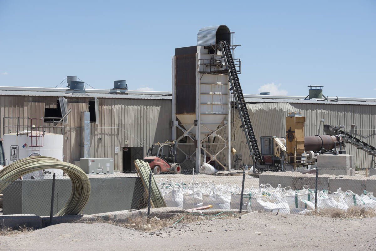 The Armorock Polymer Concrete building after an explosion at the facility that injured six peop ...