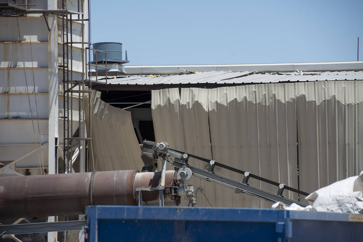 The Armorock Polymer Concrete building after an explosion at the facility that injured six peop ...