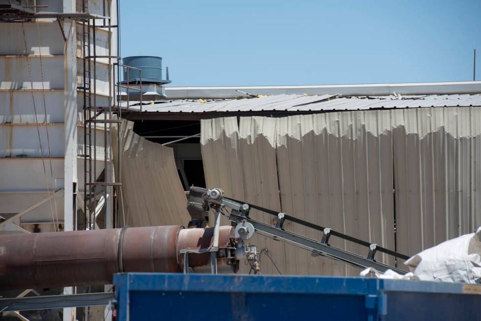 The Armorock Polymer Concrete building after an explosion at the facility that injured six peop ...