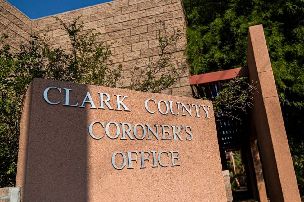 The Clark County Coroner’s office in Las Vegas. (Benjamin Hager/Las Vegas Review-Journal) @be ...