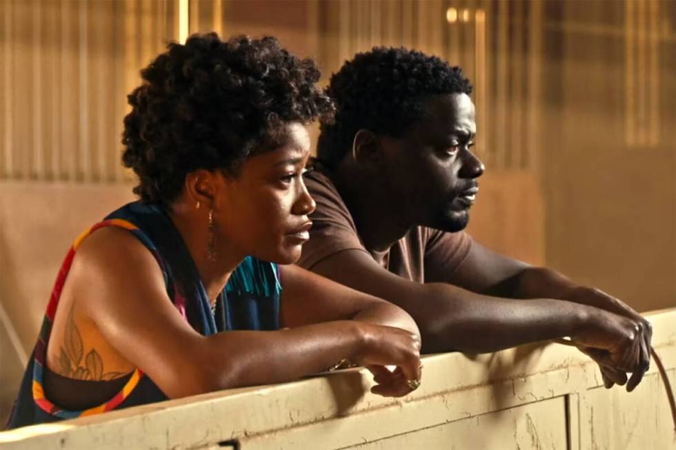 Keke Palmer and Daniel Kaluuya in a scene from Jordan Peele's "Nope," opening July 22 ...