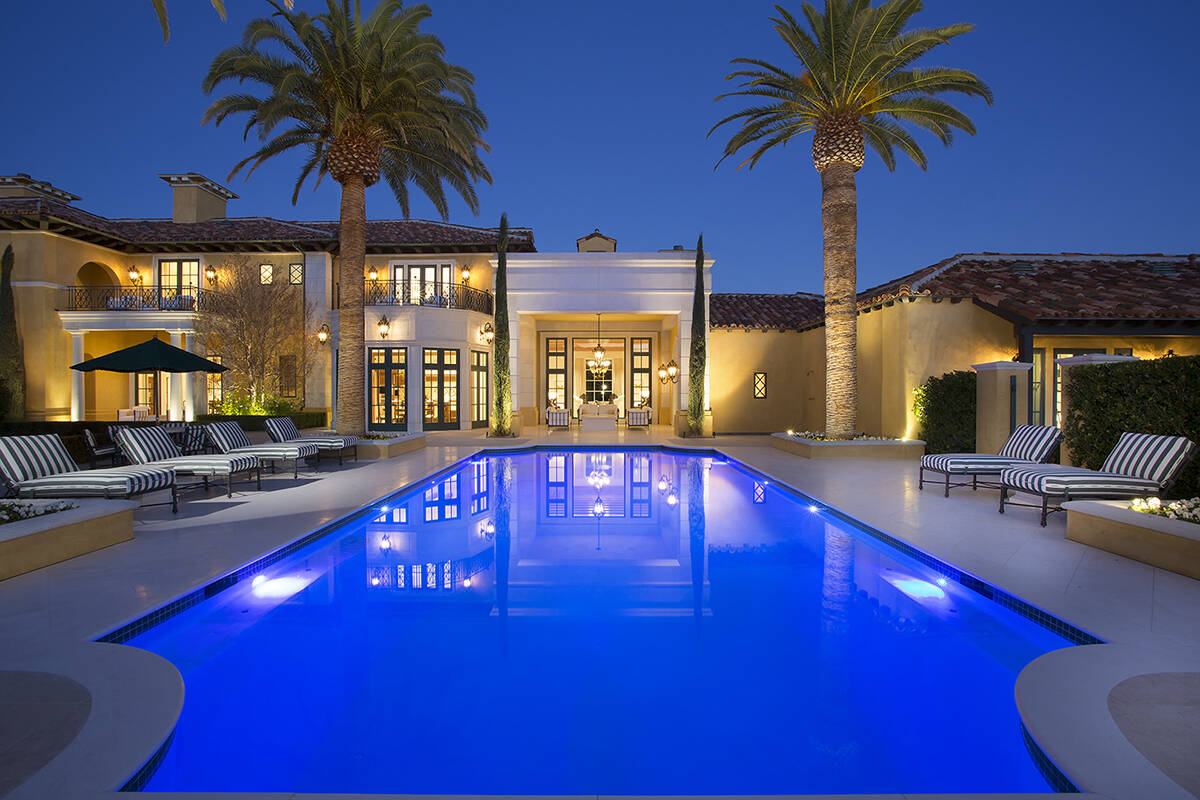 Steve Wynn's Summerlin mansion sold for $17.5 million. (Corcoran Global Living)