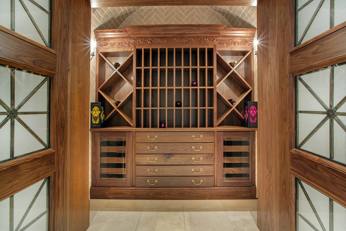 The wine room. (Corcoran Global Living)