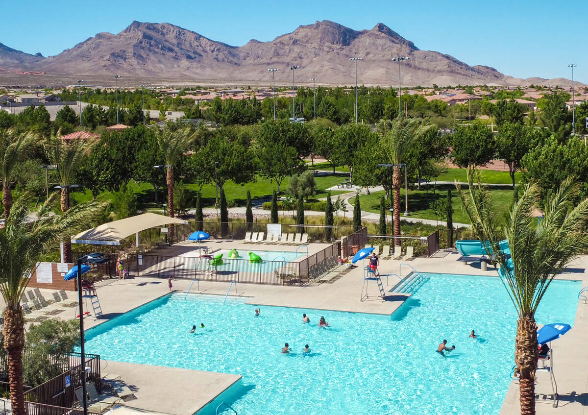 The Vistas Pool is one of Summerlin's three community swimming pools, which are for the exclusi ...