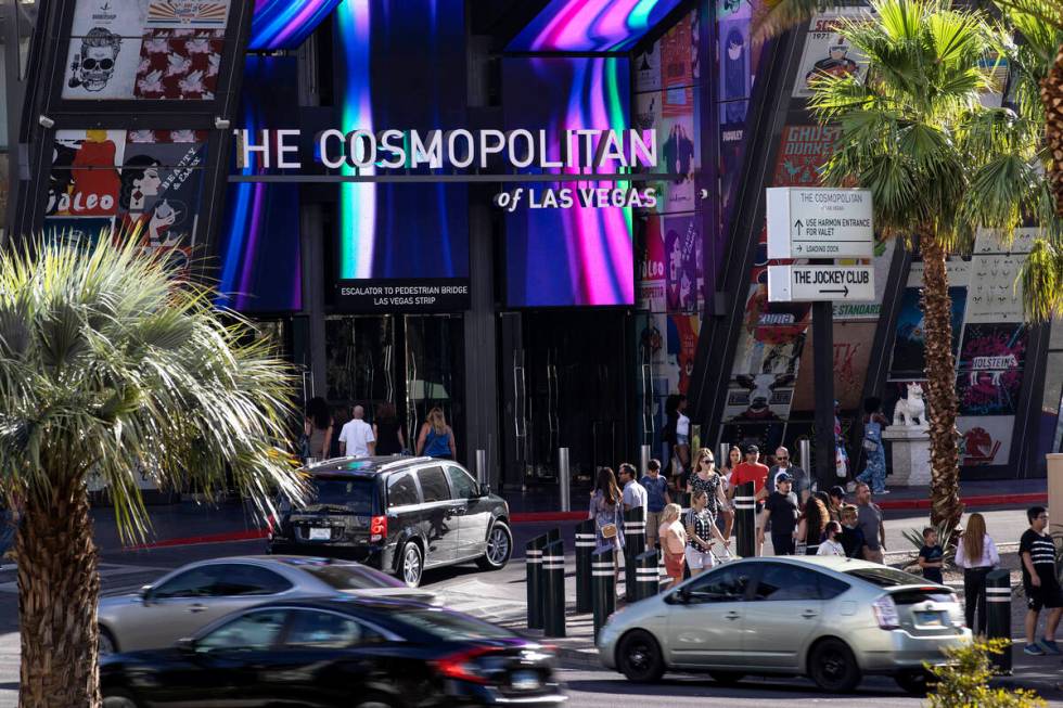 Cosmopolitan Las Vegas on Thursday, July 21, 2022, in Las Vegas. (Ellen Schmidt/Las Vegas Revie ...