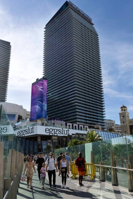 Cosmopolitan Las Vegas on Thursday, July 21, 2022, in Las Vegas. (Ellen Schmidt/Las Vegas Revie ...