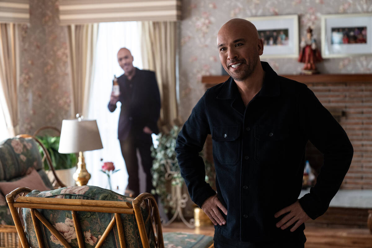 Jo Koy on the set of Easter Sunday, directed by Jay Chandrasekhar. (Universal Pictures)