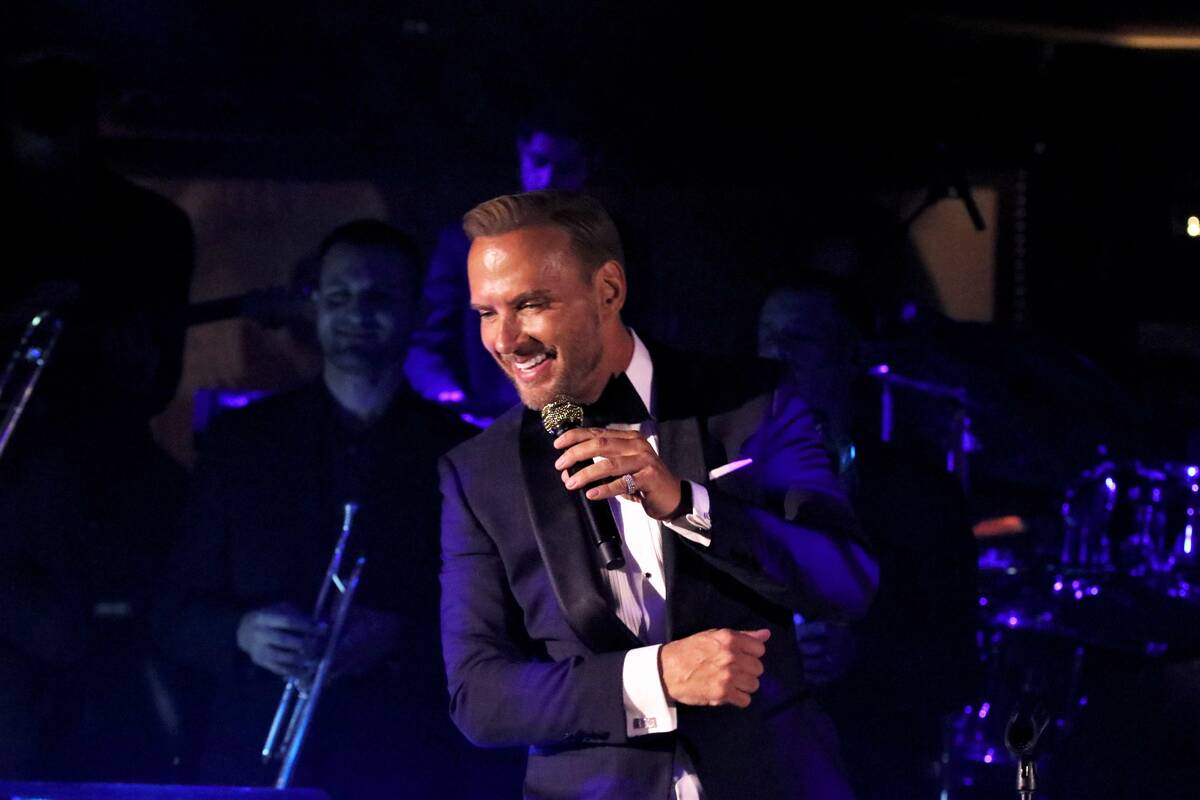 Matt Goss performs at his 10th-anniversary show in Las Vegas at 1 Oak Nightclub at the Mirage o ...