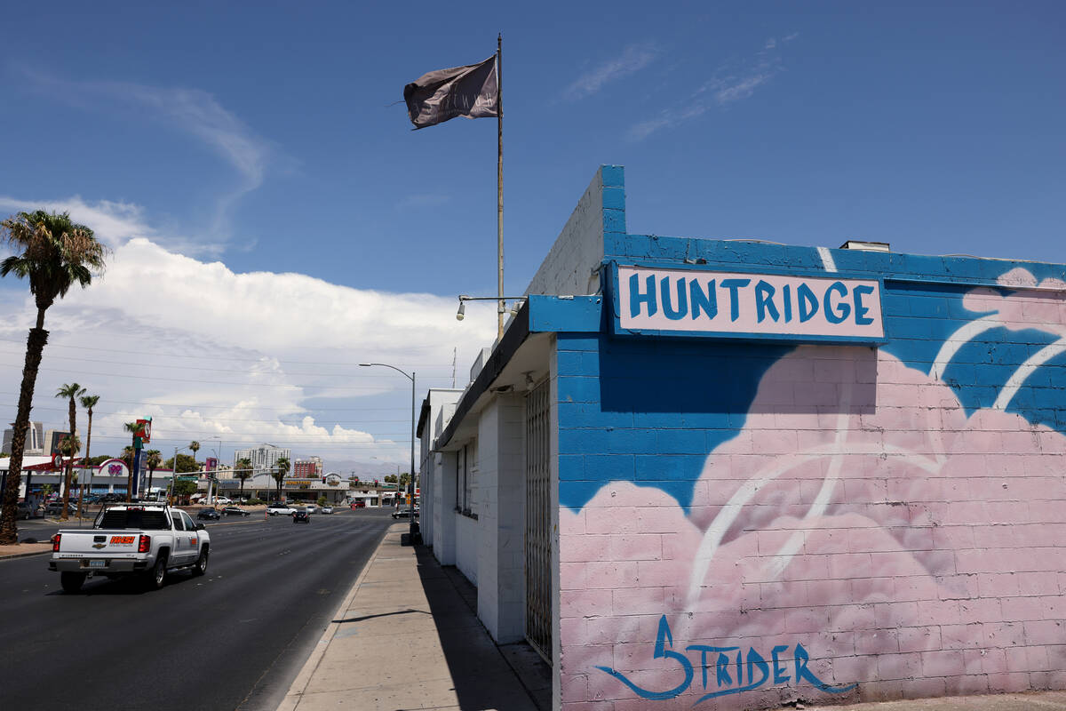 The historic Huntridge Theater in downtown Las Vegas Wednesday, July 27, 2022. Owner J Dapper p ...