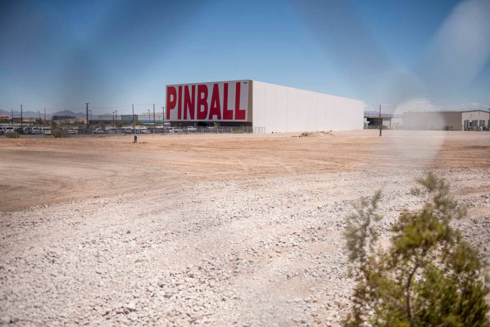 The Pinball Hall of Fame, seen here on Friday, July 8, 2022, is next to Dream Las Vegas hotel-c ...