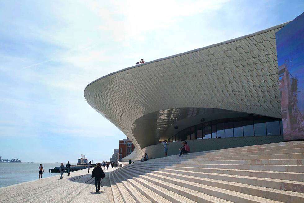 Lisbon’s soaring riverfront Museum of Art, Architecture and Technology hosts exhibits that ex ...