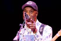 Buddy Guy performs at the Blues On The Fox festival on Saturday, June 18, 2022, at the RiverEdg ...