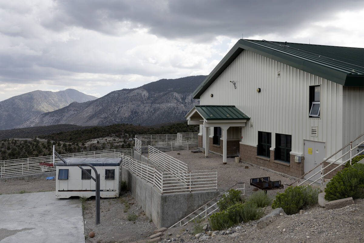 The forestry dormitory at the Spring Mountain Youth Camp juvenile detention center on Wednesda ...