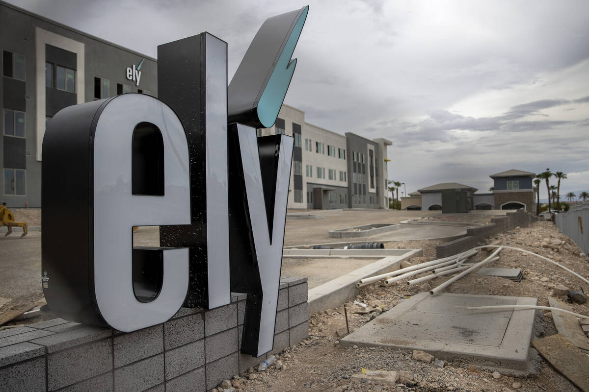 Ely at Fort Apache apartments on Tuesday, Aug. 9, 2022, in Las Vegas. The apartment complex is ...