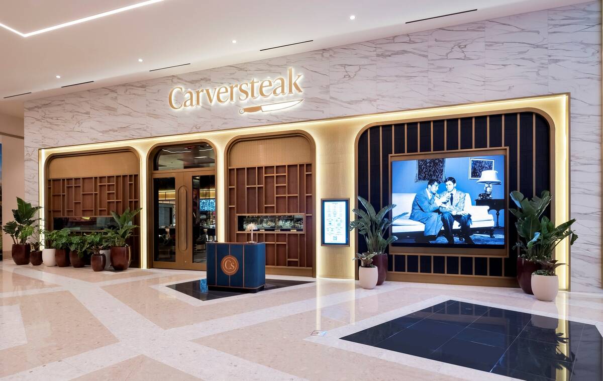 Carversteak in Resorts World is offering locals with ID a $90 prix fixe menu through August 202 ...