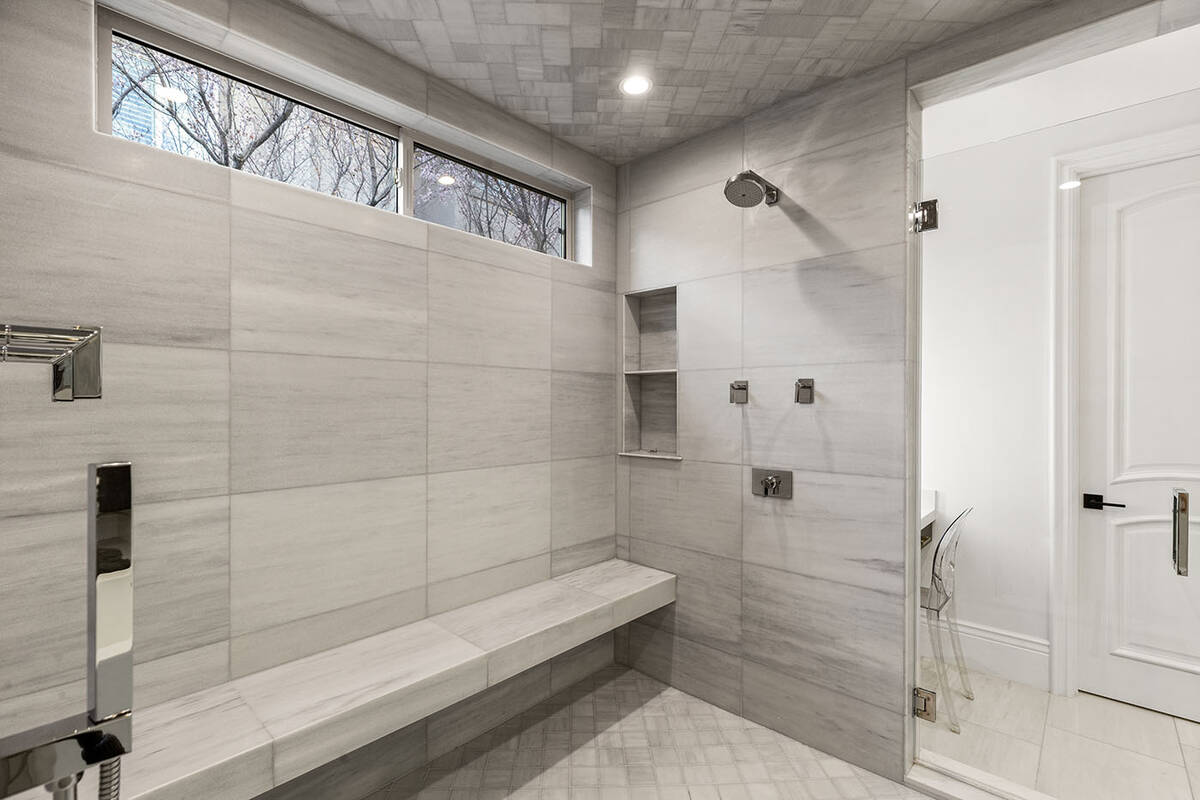 The master bath shower. (Ivan Sher Group)