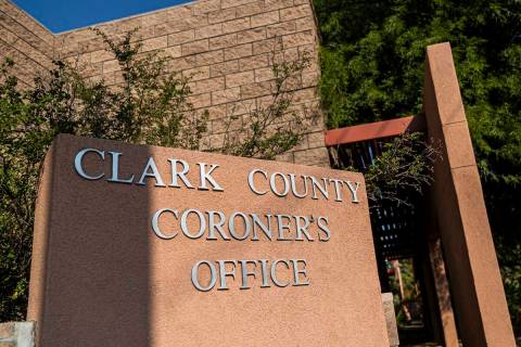 The Clark County Coroner’s office in Las Vegas. (Benjamin Hager/Las Vegas Review-Journal) @be ...