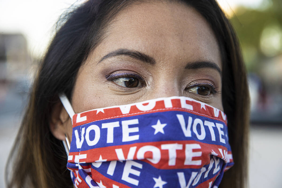 Jennifer López attends an event against voter suppression sponsored by the NAACP and Commo ...