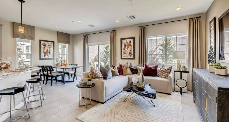 The Rhapsody neighborhood features a model home for sale. This 1,812-square-foot home is listed ...