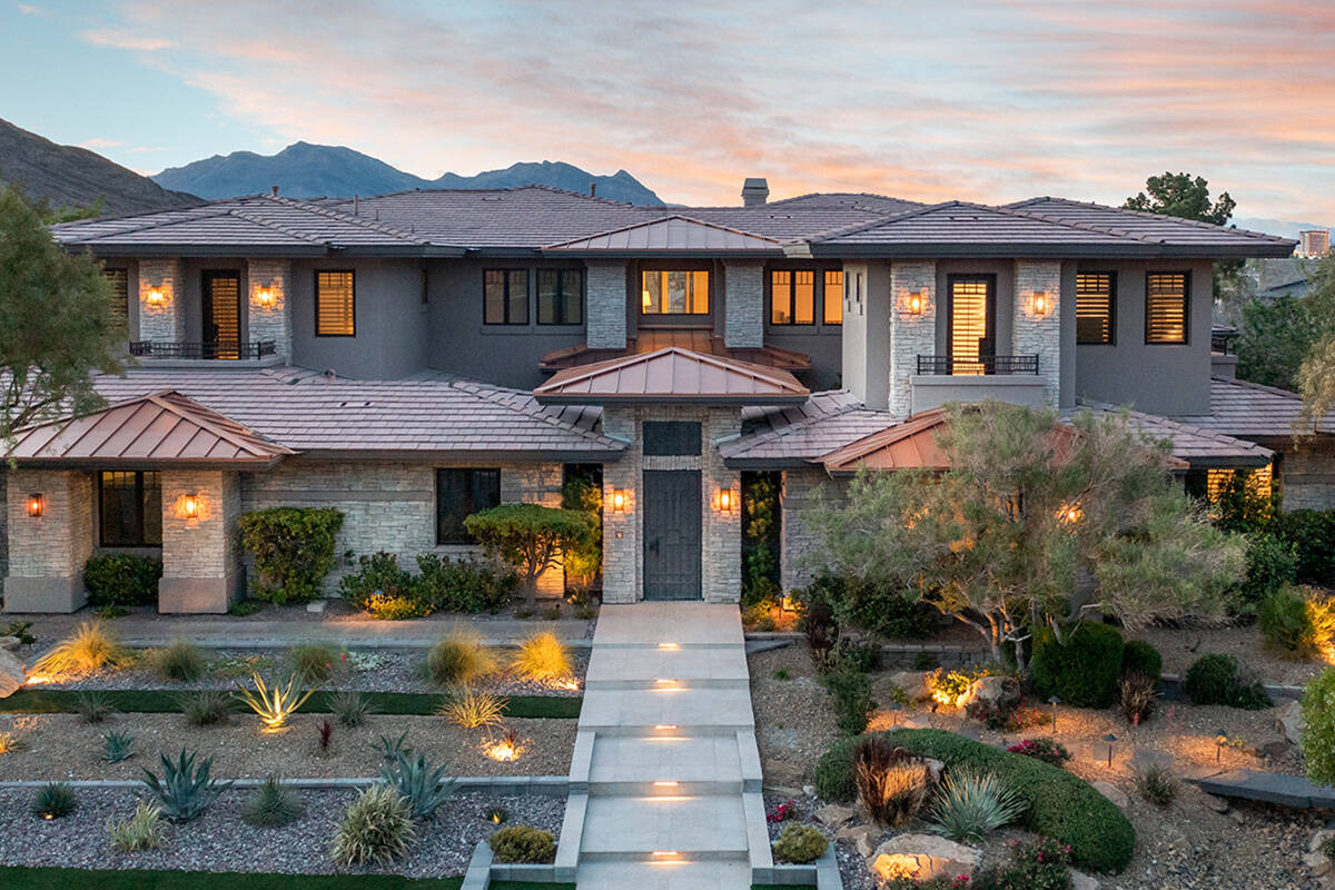 The most expensive home sold in July was on Promontory Ridge Drive in The Ridges in Summerlin f ...
