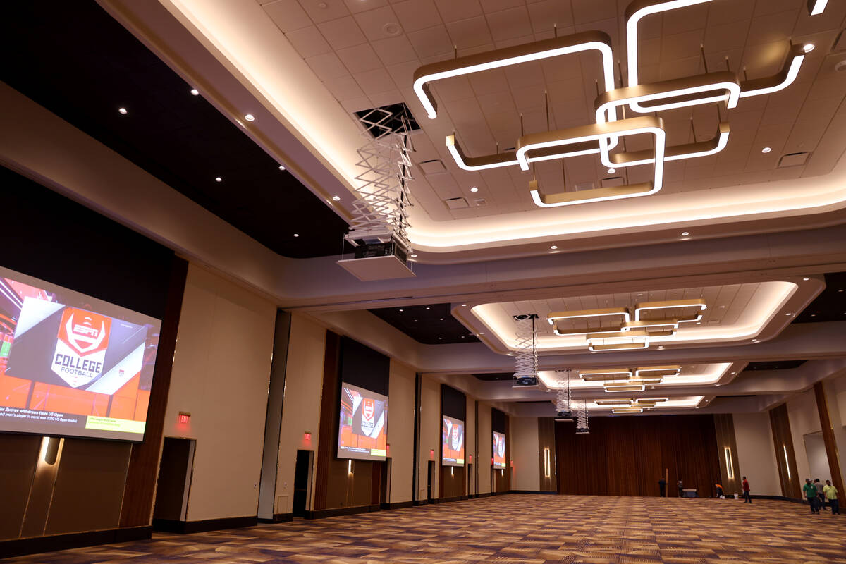 The Galaxy Ballroom at the new meetings and conventions space at Circa in downtown Las Vegas Mo ...