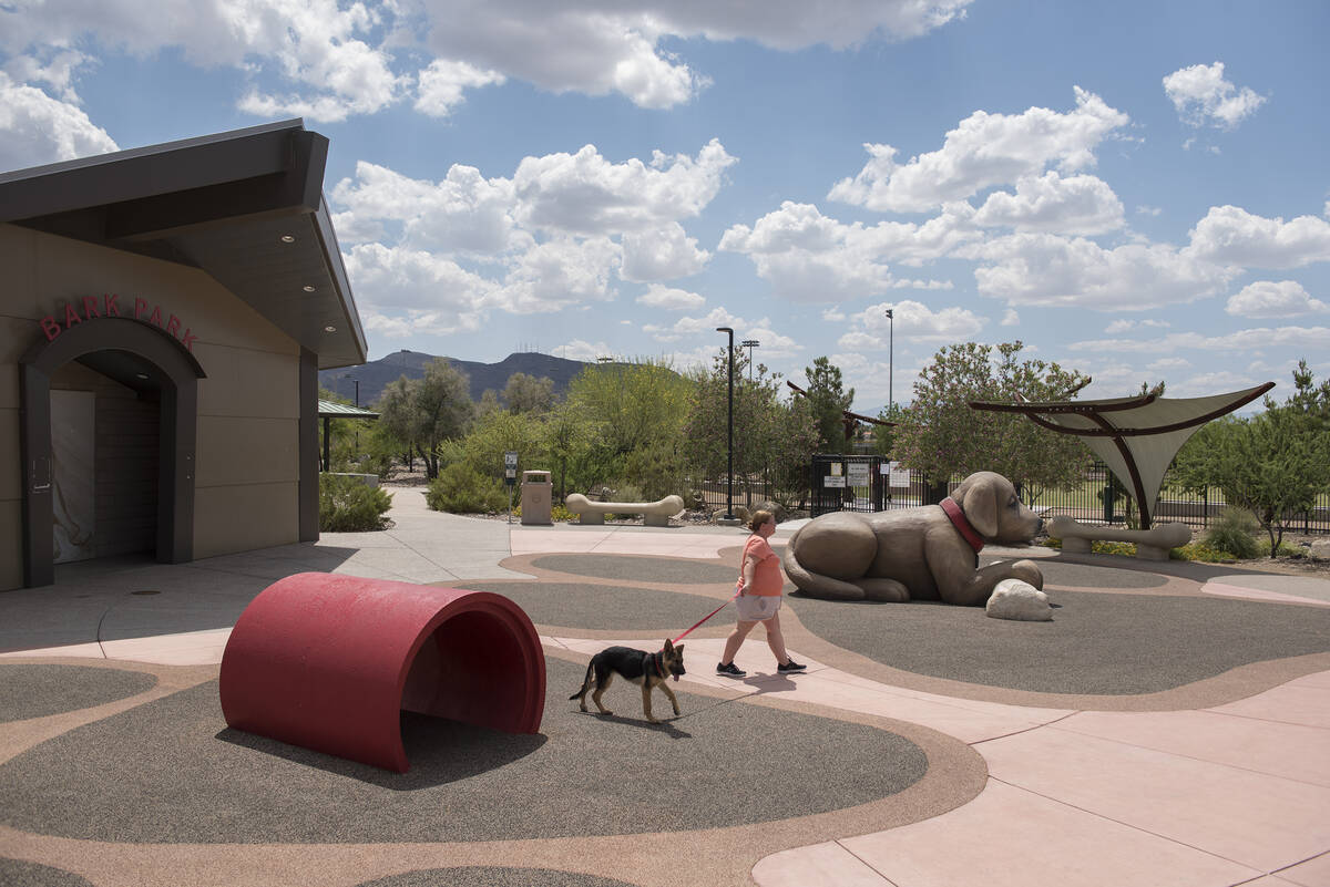 Heritage Bark Park is shown at 300 Racetrack Road in Henderson on Tuesday, May 19, 2015. (Las V ...