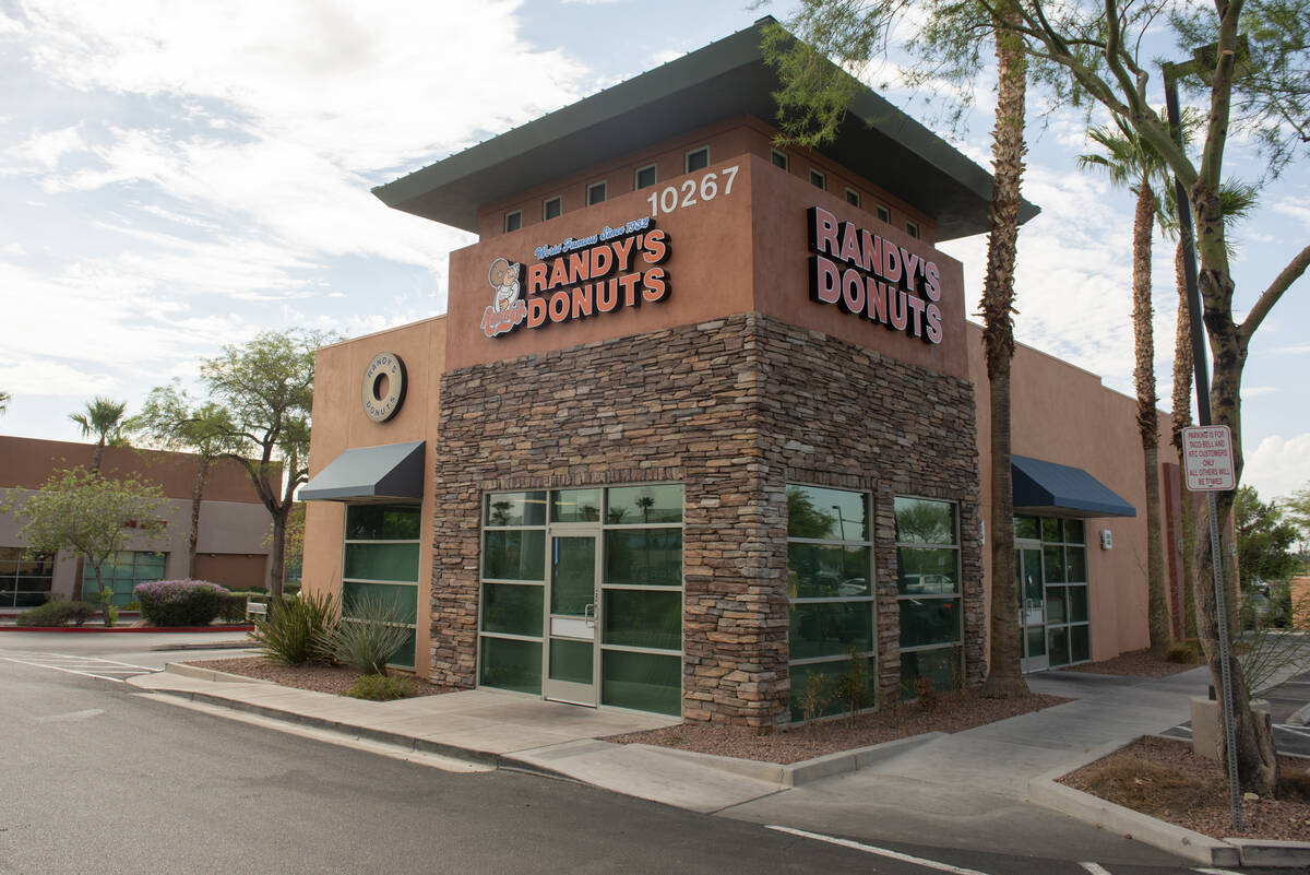 A new Randy' Donuts location on West Charleston Boulevard on Wednesday, Aug. 24, 2022, in Las V ...