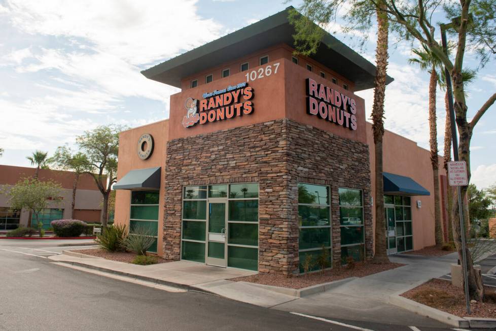 A new Randy' Donuts location on West Charleston Boulevard on Wednesday, Aug. 24, 2022, in Las V ...