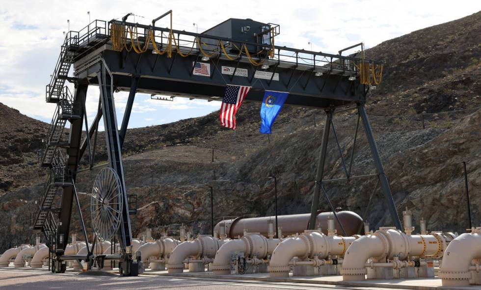 The Southern Nevada Water Authority new low-lake-level pumping station at Lake Mead near Boulde ...