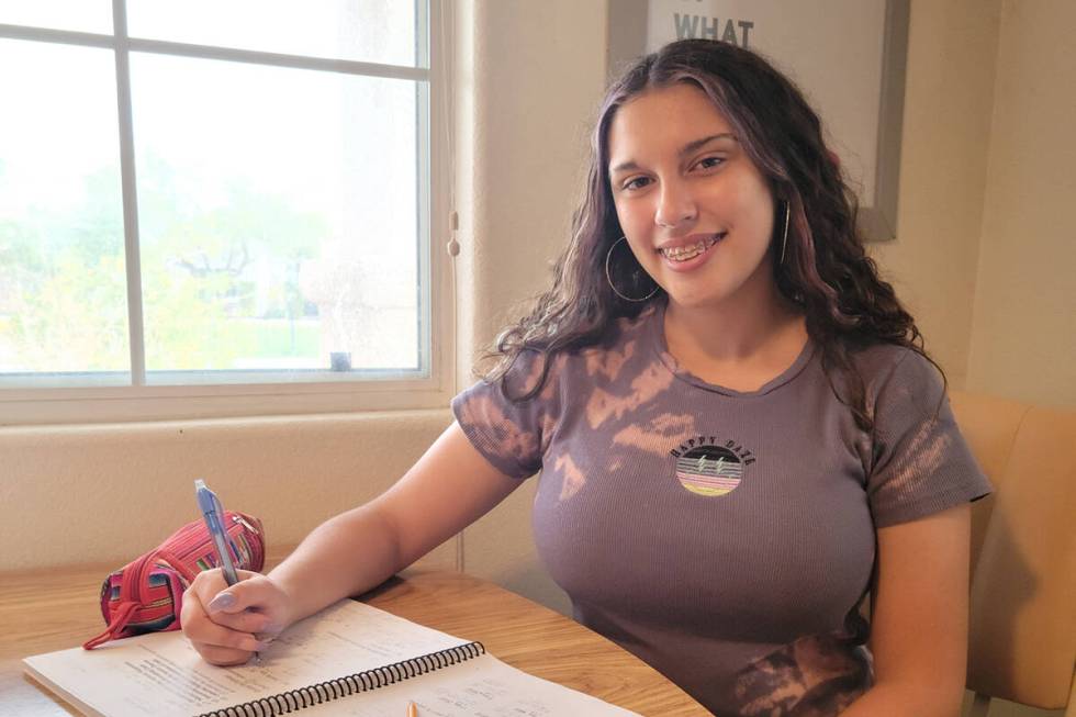 North Las Vegas resident Sierra Duran, 17, who attends Las Vegas Academy of the Arts, is among ...