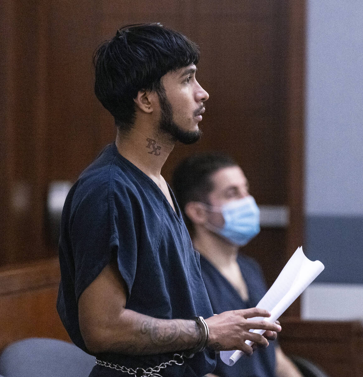 Hector Camacho, arrested in connection with a deadly drive-by shooting, appears in court during ...