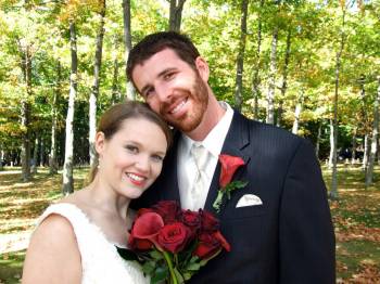 Jeff and Jessica Caldwell at their wedding in 2009. (Courtesy photo)