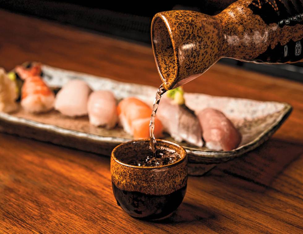 Blue Ribbon Sushi in Red Rock Resort is offering a flight of its proprietary sakes on Oct. 1, 2 ...