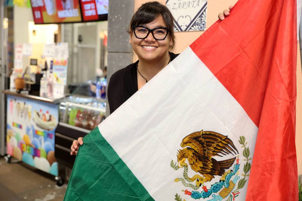 Gina Delgado of Las Vegas poses for a photo at the Mercado at the Boulevard Mall in Las Vegas, ...