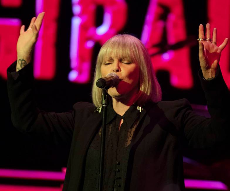 Pat Benatar is shown at the reopening of Pearl Concert Theater at the Palms on Saturday, Sept. ...