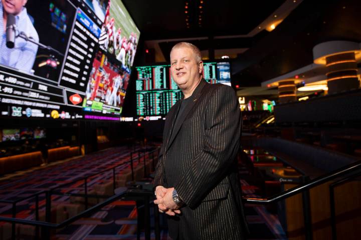 Circa CEO Derek Stevens is photographed during a tour of Circa hotel-casino, Thursday, Feb. 3, ...