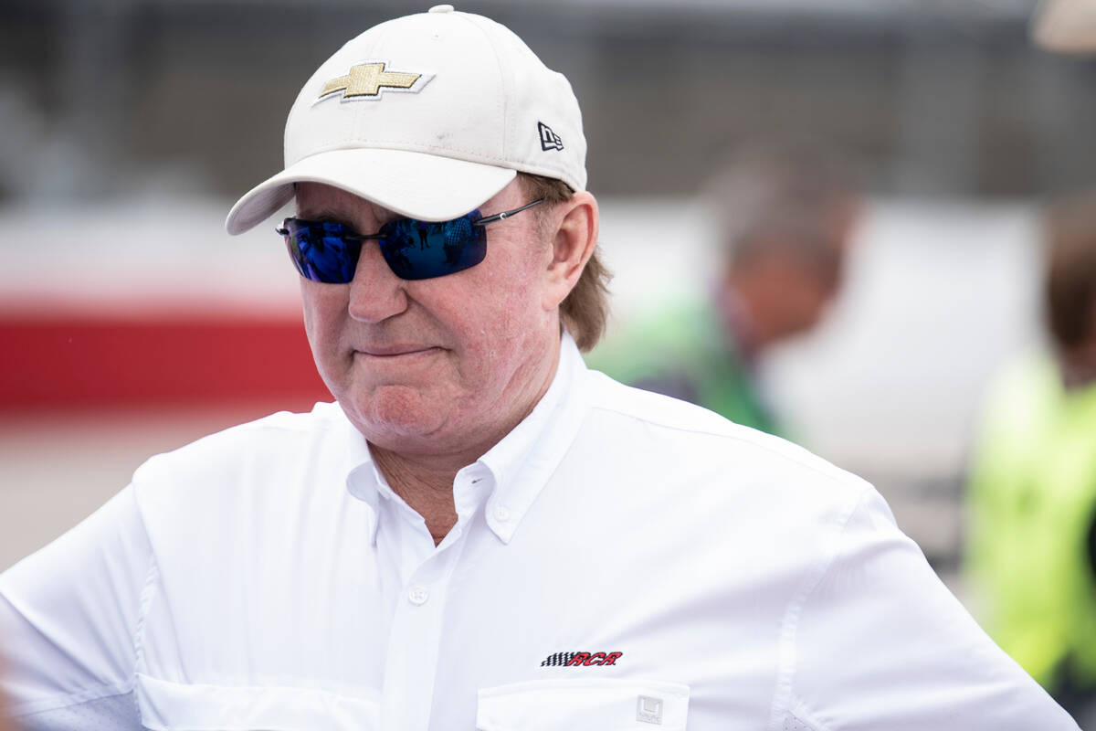 FILE - Team owner and Hall of Fame member Richard Childress looks on prior to a NASCAR Xfinity ...
