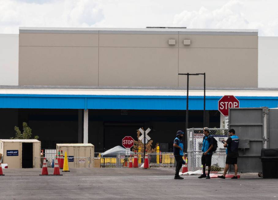 An Amazon warehouse is seen at 650 E. Owens Ave., on Tuesday, Sept. 13, 2022, in North Las Vega ...