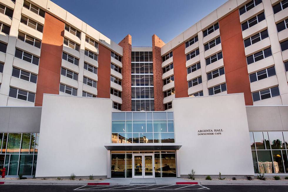 The University of Nevada, Reno's Argenta Hall reopened in August after being remodeled followin ...